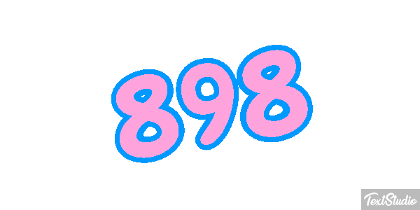 898 Efecto de texto