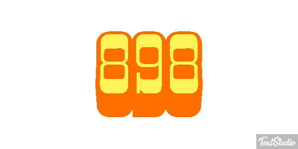 898 Efecto de texto