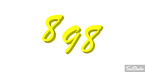 898 Efecto de texto