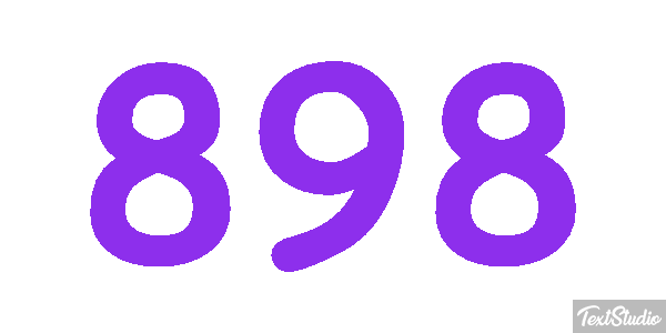 898 Efecto de texto