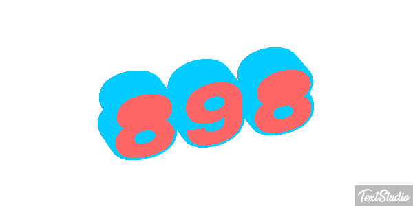 898 Efecto de texto