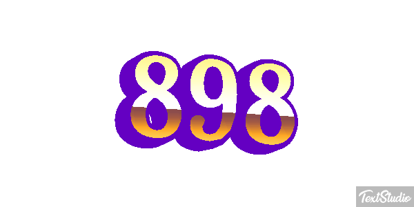 898 Efecto de texto
