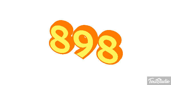898 Efecto de texto