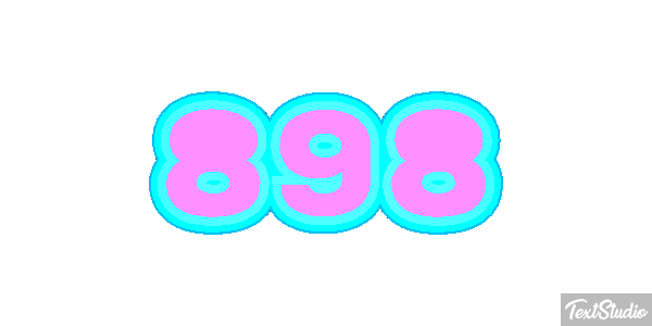 898 Efecto de texto