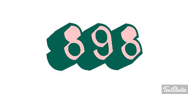 898 Efecto de texto