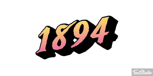 1894 Текстовый эффект