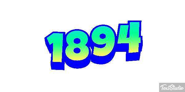 1894 Текстовый эффект