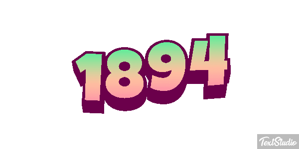 1894 Текстовый эффект