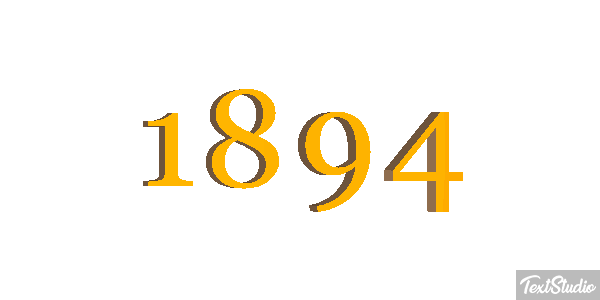 1894 Текстовый эффект