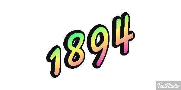 1894 Текстовый эффект