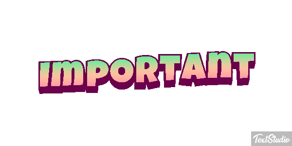 Important Word Animated GIF Logo Designs Important Word Animated GIF Logo Designs