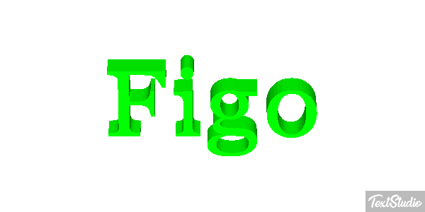 Figo Efecto de texto