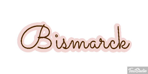 Bismarck Text effect