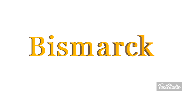 Bismarck Text effect