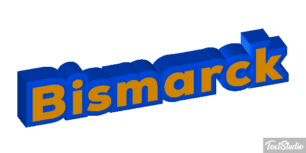 Bismarck Text effect