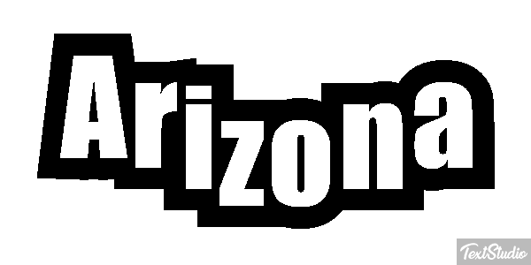 Arizona Text effect