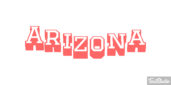 Arizona Text effect