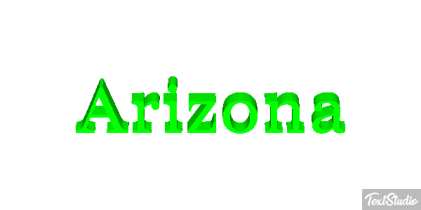 Arizona Text effect