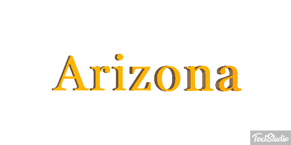 Arizona Text effect