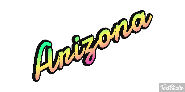 Arizona Text effect