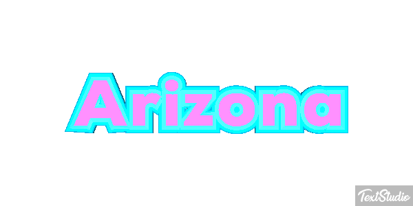 Arizona Text effect