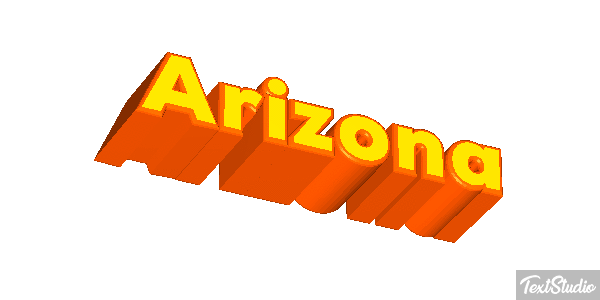 Arizona Text effect