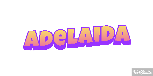 Adelaida Efecto de texto