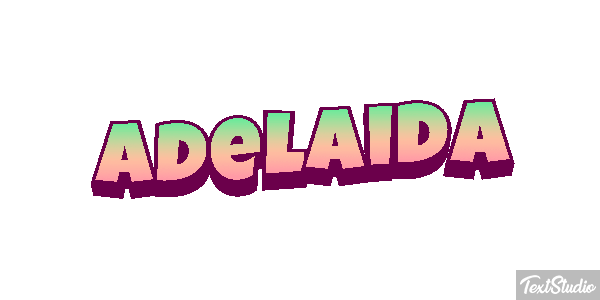 Adelaida Efecto de texto
