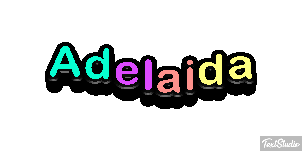 Adelaida Efecto de texto