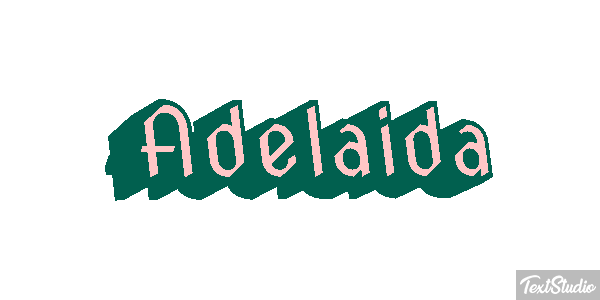 Adelaida Efecto de texto