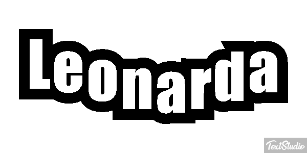 Leonarda Effetto testo