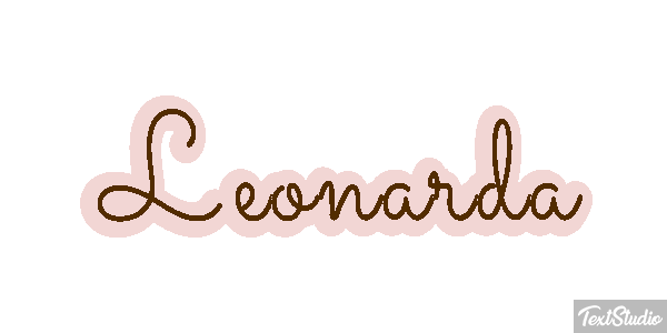 Leonarda Effetto testo