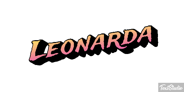 Leonarda Effetto testo
