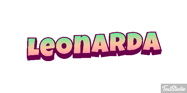 Leonarda Effetto testo