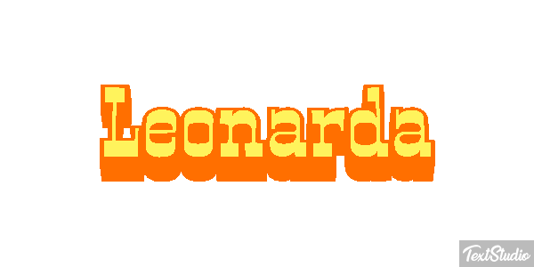 Leonarda Effetto testo