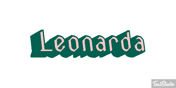 Leonarda Effetto testo