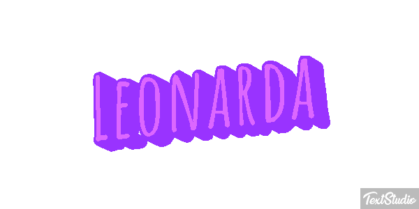 Leonarda Effetto testo