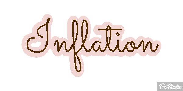 Inflation Text effect
