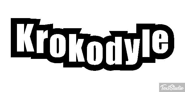 Krokodyle Effet de texte