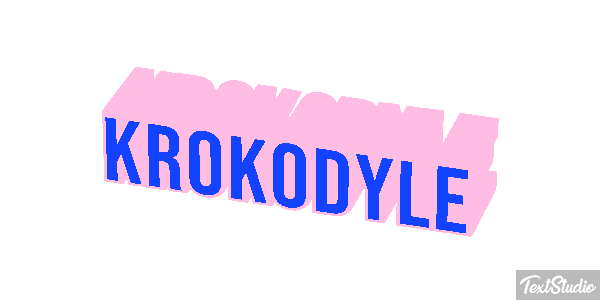 Krokodyle Effet de texte