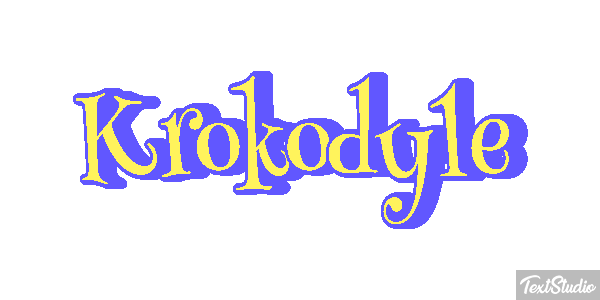 Krokodyle Effet de texte
