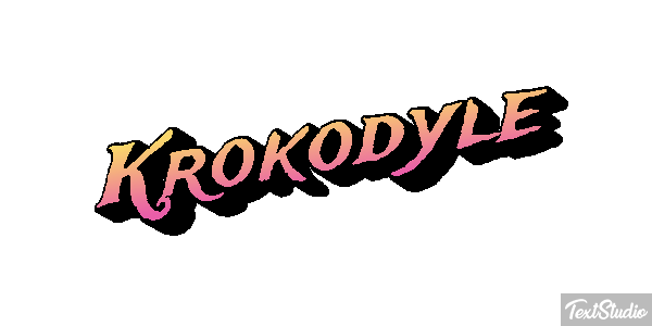Krokodyle Effet de texte