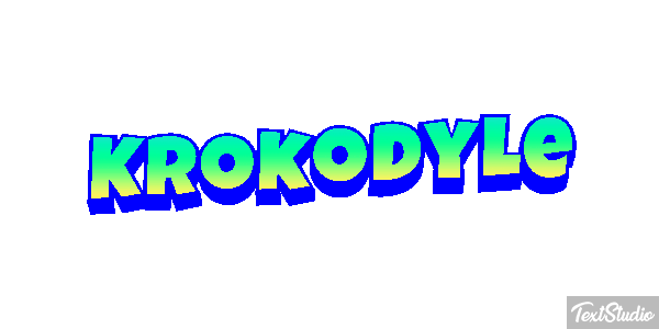 Krokodyle Effet de texte