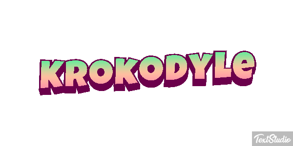 Krokodyle Effet de texte