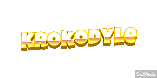 Krokodyle Effet de texte