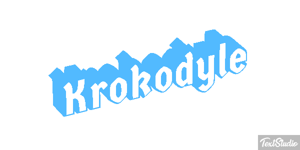 Krokodyle Effet de texte