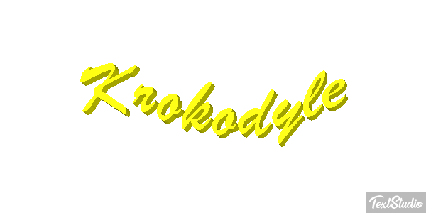 Krokodyle Effet de texte
