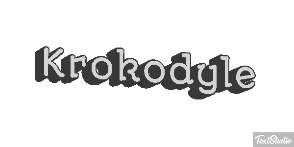 Krokodyle Effet de texte