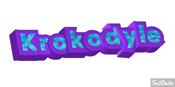 Krokodyle Effet de texte