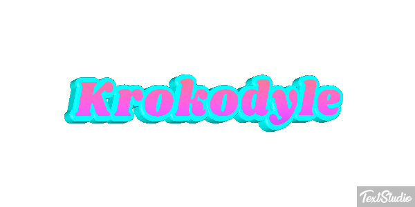 Krokodyle Effet de texte